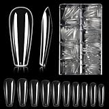 Carehabi Nageltips, 500 Stück Falsche Nagel Acryl Künstlich Nagelspitzen mit...