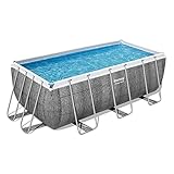 Bestway Power Steel Frame Pool-Set mit Filterpumpe 412 x 201 x 122 cm,...