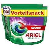 Ariel Allin1 PODS, Flüssigwaschmittel-Kapseln Color+ 100 Waschladungen,...