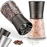 ZOLMER Gewürzmühle 2er Set Mit Einstellbarem Keramikmahlwerk - Pfeffermühle...