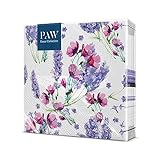 PAW - Servietten 3-lagig (33 x 33 cm) I 20 Stück I Perfekt für Geburtstage,...