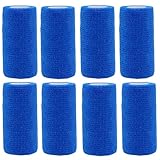 8 Rollen Selbstklebender Verband Bandage, 10cm*4,5m Verband Selbstklebend,...
