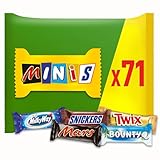 Snickers, Mars, Twix und weitere Mini Schokoriegel | Großpackung Schokolade |...