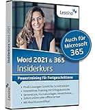 Word 2021 & 365 Insiderkurs - Powertraining für Fortgeschrittene | Lernen Sie...