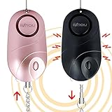 BXROIU Persönlicher Alarm – Schlüsselanhänger Alarm mit Sirene für...