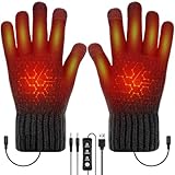 Peelanmall Beheizbare Handschuhe, USB Handschuhe für Damen Herren,...
