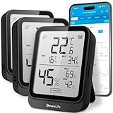 GoveeLife Digitales Thermometer Hygrometer Innen, Bluetooth LCD...