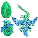 3D Gedrucktes Drachenei, Beweglicher Geflügelter Drache und Sein Ei,...