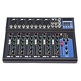 Digitaler Audio Mixer Bluetooth Usb Connection Sound Mischpult Konsole Live...