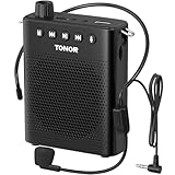 TONOR Sprachverstärker Tragbar, Wiederaufladbarer Mini Stimmverstärker mit...