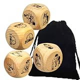 4 Stück Luxus Holz Private Paar Liebe Würfel – Schlafzimmer Liebe Sport...