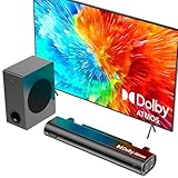Hiwill 2.1CH Dolby Atmos Soundbar für TV Geräte, Soundbar mit Subwoofer,...