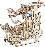 UGEARS DIY-Mechanische Holzkugelbahn - Marble Run 3D Holzpuzzle für Erwachsene...
