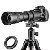 EF Mount Objektiv -JINTU 420-800mm f8.3 Teleobjektiv Manueller Zoom Objektiv...