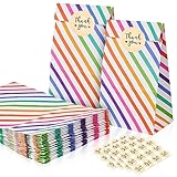 Flintronic 25 Stück Papiertüten, Geschenktüten Kindergeburtstage mit...