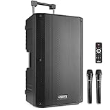 Vonyx VSA700 Partybox Bluetooth Lautsprecher Groß 1000W, 8 Std Akku, Mobile PA...