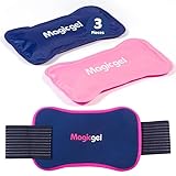 Magic Gel 2er Set Gel Kühlakku mit Klettverschlussband - 3-teiliges-Set mit 2...