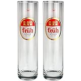 Früh Kölsch Biergläser/Gläser/Stangen Set - 2x 0,2l