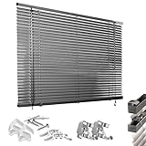 HUGG (28-KF) Alu-Jalousie Klemmfix ohne Bohren, Fenster-, Wand- und...