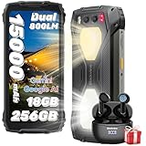 Blackview BV7300 Outdoor Handy, 15000mAh, 18GB+256GB(2TB), Dual 800LM...