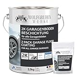WO-WE 2K Garagenbodenbeschichtung Garagenfarbe Garagenbodenfarbe Epoxidharz...