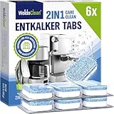2in1 Entkalkungstabletten für Kaffeevollautomaten - entfernt Kalk, schützt vor...
