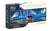 Clementoni 39449 Disney Classic – Puzzle Mickey & Minnie 1000 Teile, Panorama,...