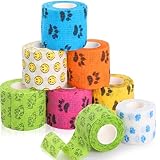 GeeRic 7 Rollen Selbsthaftende Bandage Hund Vet Wrap Pet Selbstklebender Verband...