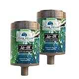 rivaALVA Life-EM Trink-Wasserfilter 2er Set Ersatz-Filter, Blockaktivkohle mit...