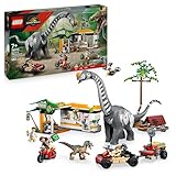LEGO Jurassic World Raptor & Titanosaurus: Große Fährtensuche – 2 Spielzeug...