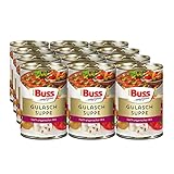 Buss Klassische Suppen - Herzhafte Gulaschsuppe mit Rindergulasch - Suppe...