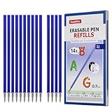 DealKits 14x Radierbare Ersatzminen I Kompatibel mit Legami Stifte I Blau 0,7mm...
