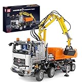 Mould King 19007 Technik Pneumatischer LKW Bausteine Modell, 2970 Teile...