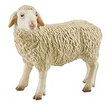 Bullyland 62320 - Spielfigur Schaf, ca. 7,7 cm große Tierfigur, detailgetreu,...