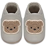 IceUnicorn Krabbelschuhe Baby Lauflernschuhe Jungen Weiche Leder Babyschuhe...