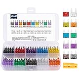URAQT Sicherungen Set, 120 Stücke Mini Auto Sicherung mit Aufbewahrungskoffer...