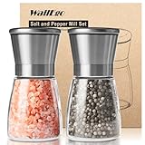 Salz und Pfeffermühle 2er Set, Gewürzmühle und Salzmühle aus Hochwertigem...
