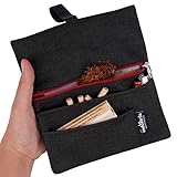 Tabaktasche für 30-50g 'Vulcano' - Wasserabweisender Tabakbeutel für Drehtabak...