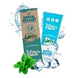 DENTAL DELIGHT 1 x Zahncreme Polar Punch Minze-Gletscher Geschmack, vegan...