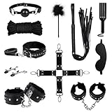 Utimi Bondage Set SM Bondage Satz mit 11 Stück Bondage Fesselset SM...