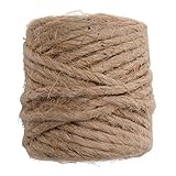 Windhager Jute-Schnur Jutegarn Bindegarn Bindeschnur, Natur, 4 mm x 50 m, 06158