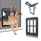 PETLESO Haustierklappe für Fliegengitter Hundeklappe mit Magneten Katzenklappe...