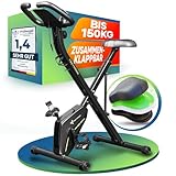 Neu Tretmann Hometrainer fahrrad Klappbar Set-extra bequem & leise- [RelaxFoam]...