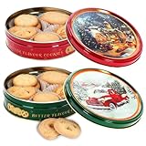 Weihnachtliche Butterkeksdose 114g – zufällige Auswahl des Designs – süße...