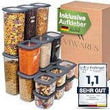 Viwares Vorratsdosen mit Deckel Luftdicht | 18er Vorratsbehälter Set | BPA-FREI...