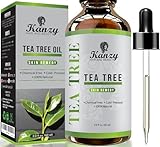 Kanzy Teebaumöl Bio Naturrein 60ml mit Pipette Kaltgepresst Tea Tree Oil für...