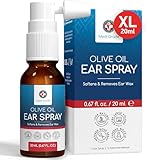 Medi Grade Olivenöl Spray Ohrenschmalz Entferner Spray bei Verstopften Ohren,...