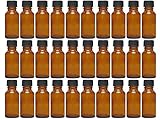 hocz 10 x 30 ml Tropfflasche mini Glasflaschen mit Tropfeinsatz | Farbe...