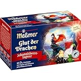 Meßmer Glut der Drachen | Johannisbeere-Ingwer | Online Exklusiv | 18 Teebeutel...