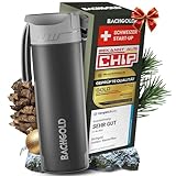 Bachgold® Profi Outdoor Wasserfilter Flasche I Entfernt 99,99% aller Bakterien...